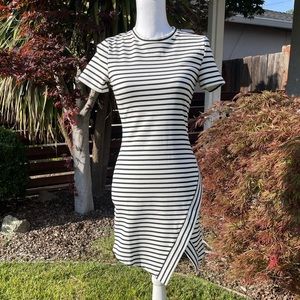 Black & White Short Sleeve Dress